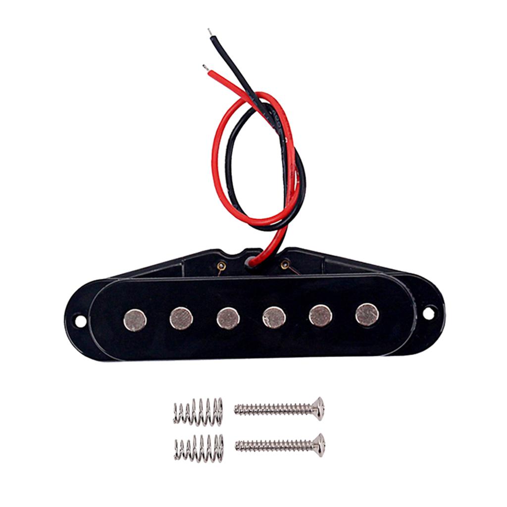 Max Electric Guitar Pickups Single Coil Pickup for Electric Guitar Black