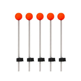 Maxbell 5Pcs Ice Fishing Rod Top Tip Portable Easy Using for Reservoirs River Medium