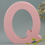 Max Pink Wooden Floating Letters Door Numbers Alphabet Letter Address Spells Q