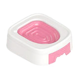 Maxbell Cat Litter Tray Cat Toilet Training Litter Pan Portable Cats Litter Box Pink