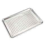 Maxbell Cookie Sheet Oven Pan Baking Sheet for Family Gathering Birthday Party 32cmx22cmx2.5cm Hole