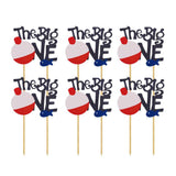 Max 6pcs The Big One Topper Picks Cake Decor for Photo Prop DIY Party Supplies