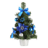 Max Adorable Christmas Tree with Baubles Home Decoration Ornaments Gift Blue
