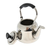 Maxbell Whistling Kettle Stainless Steel Camping Kitchen Tea Coffee Water Pot 1L