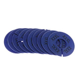 Max Maxb 10x Clothing Rack Size Divider Wardrobe Round Hanger Dividers Dark Blue XXXL