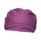 Maxbell Unisex Nurse Scrub Hat Working Headcover Chef Sweatband Nursing Turban Purple