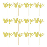 Max 12x cake topper ONE decor cake insert card for wedding party elk