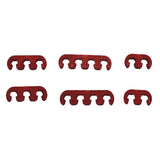 Maxbell Red Spark Plug Wire Cable Dividers 7mm 8mm 9mm Universal Fit For Chevy Ford