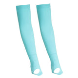 Maxbell 1 Pair Cooling Cycling Bicycle Arm Sleeves Cover Fingertip Blue