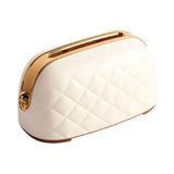 Maxbell Tissue Holder Built in Spring Inside Stylish Non Slip Tissue Cover for Hotel Beige