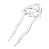 Max Fashion Women Celtic Knot Hair Pin Fork Celtic knot dark silver