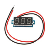 Max 0.28 inch 2-wire 3.5-30V DC LED Display Digital Voltmeter Green