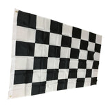 Maxbell Hanging Checkered Flag Rectangle Portable Banner for Indoor Decorative