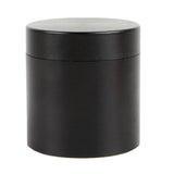 Max Small Metal Storage Box Coffee Tea Tins Canisters With Airtight Lids Black