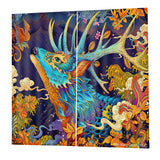 Max 2 Panels Digital Printing Light Reducing 3D Curtain for Living Room  L