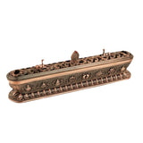 Maxbell Metal Incense Joss Stick Cones Holder Tower Box Insense Burner Copper