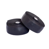 Maxbell 2Pcs PU Bike Handlebar Tapes Anti Vibration Handle Wraps Comfortable Grip Black