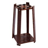 Maxbell 8 Hole Billiard Cue Rack Display Shelf Pool Balls Stick Holder Brown