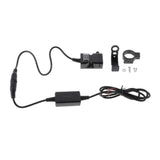 Maxbell Waterproof Dual USB E-bike Handlebar Charger Socket w/ Switch &Mount  9-90V