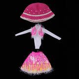 Max Lovely Doll Clothes Set for Blythe Girl Doll Dress up Accessory Rose Red
