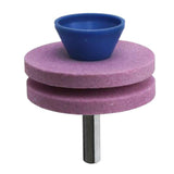 Max Lawn Mower Blade Sharpener Grinder Wheel Stone for Power Drill Pink