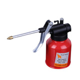 Maxbell 250ml Steel High Pressure Hand Pump Oiler Oil Pot Lubricant Soap Spray Can