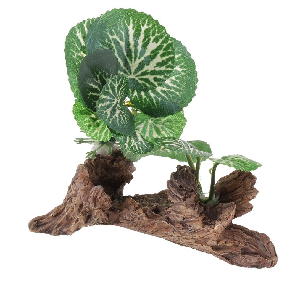 Max Resin Artifical Water Grass Plant For Reptile or Aquarium Tank Green Type 3