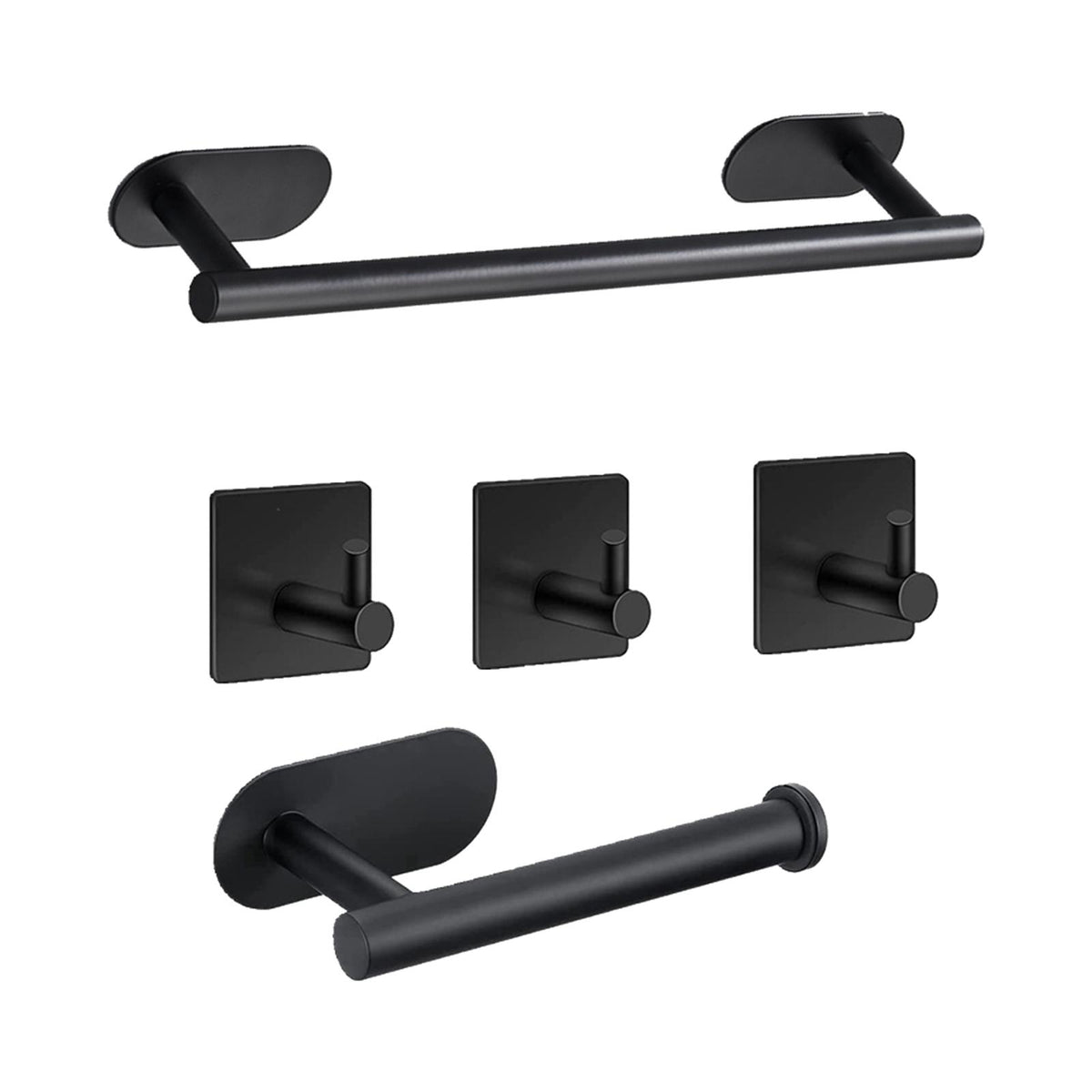 Maxbell Wall Mounted Towel Bars Towel Hanger Towel Holder for Farmhouse Kitchen Room Black