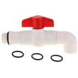 Max 25mm UPVC Ton Barrel Replacement Outlet Faucet Tap for Oil Water 90 Degree