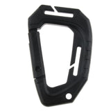 Maxbell Heavy Duty Plastic Carabiner Clip Snap Hook Spring Loaded Carabina  Black