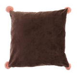 Max Solid Pure Color Pillowcases Home Decor Pillow Case 18x18 Inch Deep Brown