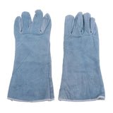 Max Cowhide Leather Welding Gloves Protective Gloves Welder Hands 30cm Grey