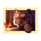 Maxbell DIY 5D Diamond Embroidery Painting Tiger Cross Stitch Art Kit Tigger Flower