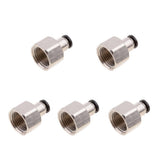 Max 5PCS DPCF4-03 Air Water Hose Tube Push In Female Thread Pneumatic Fittings