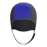 Maxbell 3mm Neoprene Scuba Diving Hat Protection Ear for Rafting Underwater Unisex blue