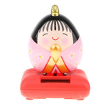 Maxbell Cute Solar Powered Swinging Praying Doll Bobbling Toy Auto Home Decor #A