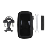 Maxbell Motorcycle Waterproof Phone Case Bag With Handlebar Mount Holder Black M Bag