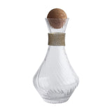 Maxbell Red Wine Decanter Handmade Glass Decanter for Restaurant Outdoor Events Cafe Style A