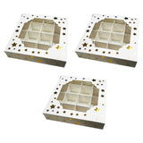 Maxbell Paper Chocolate Packaging Box Cookie Boxes for Celebration Birthday Carnival Star marble