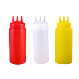Maxbell 3x Ketchup Bottle press Container press Sauce Bottle for Condiments 450ml