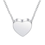 Maxbell Cremation Urn Necklace Stainless Steel Sealing for Argent