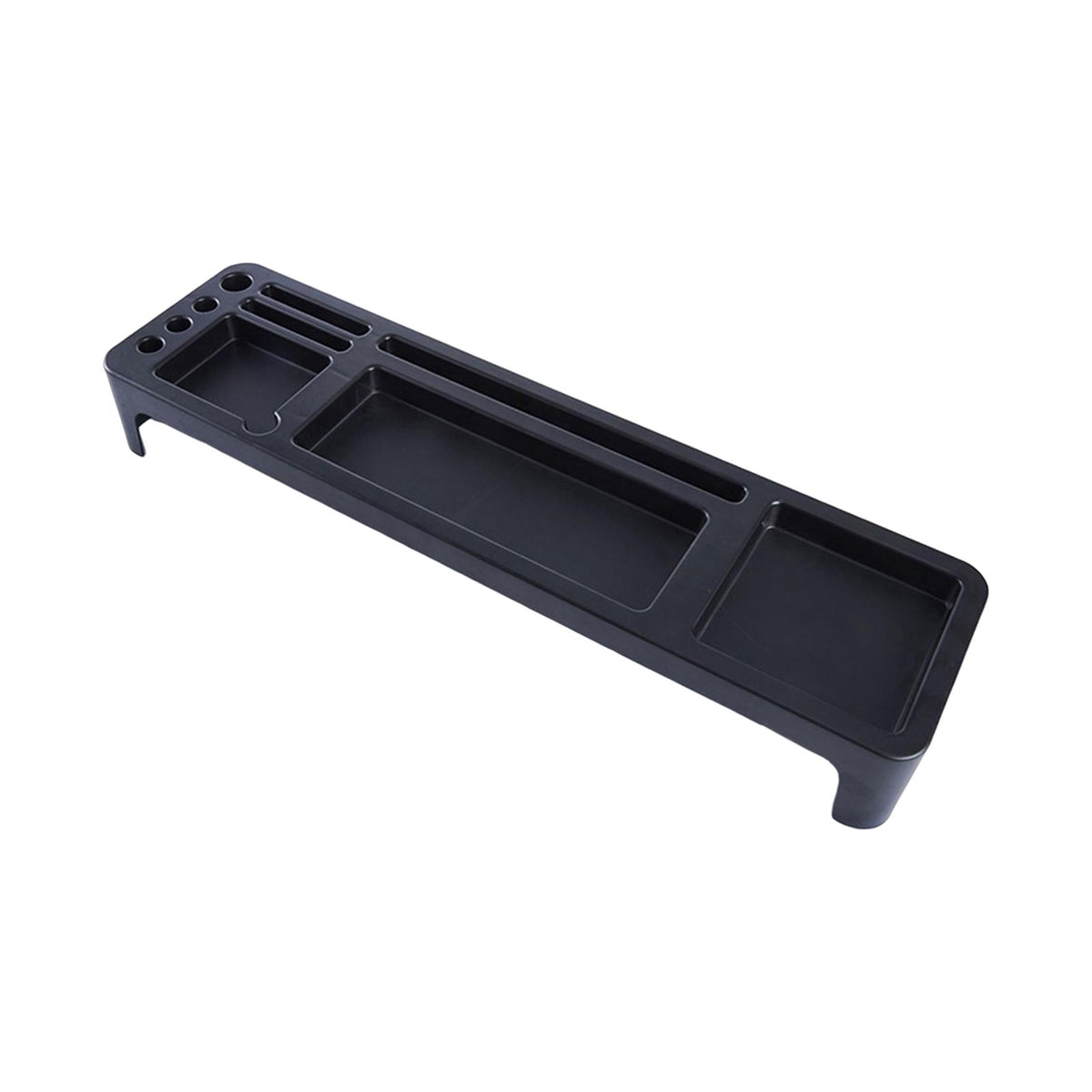 Maxbell Multi Compartment Desk Organizer Pen Holder for Cellphone Tablet Accessories Black