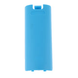 Maxbell Replacement Battery Cover Back Door Lid for Wii U Remote Controller Blue