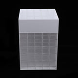 Maxbell 85 Grids Large Acrylic Makeup Organizer Holder Lipsticks Nail Polish Storage White