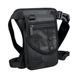 Maxbell Drop Leg Pouch Bag Fishing Tackle Bag Fittings for Biking Hiking Traveling Black