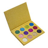 Max 12Color Glitter Eye Shadow Palette Highly Shimmer Diamond Pigment Eyeshadow #2