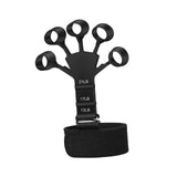 Maxbell Finger Exerciser Hollow Out For Grip Strengthener for Pianists Carpal Tunnel Black