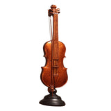 Maxbell Musical Instrument Figurine with Base Creative Statue Cabinet Ornaments