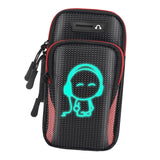 Maxbell Sport Armband Running Jogging Arm Bag Case Gym Band Pouch Holder Phone Red