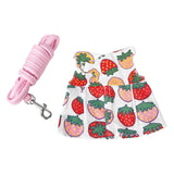 Maxbell Rabbit Vast Harness Pet Clothes Soft for Chinchilla Hedgehog Pet Supplies S